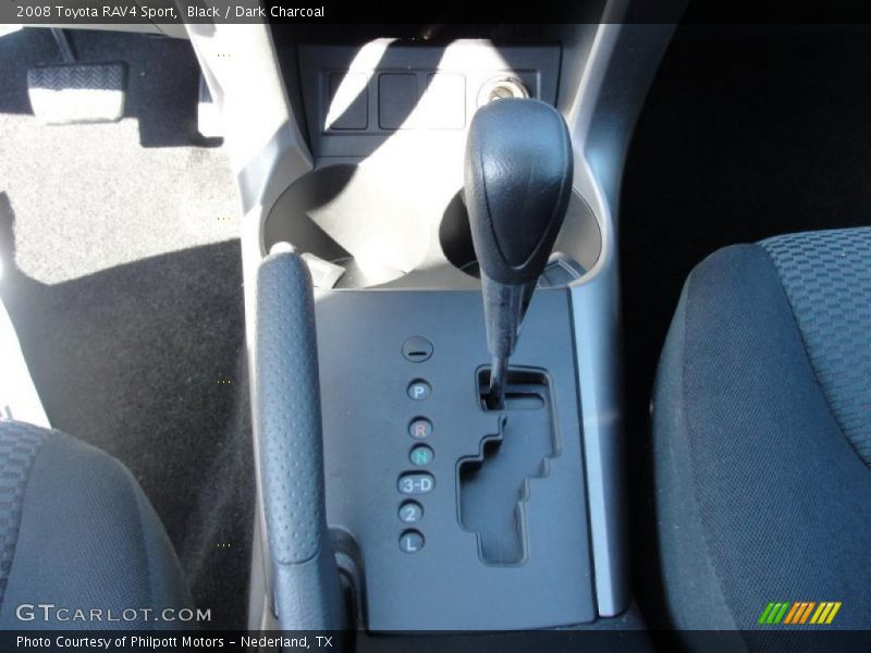 Black / Dark Charcoal 2008 Toyota RAV4 Sport