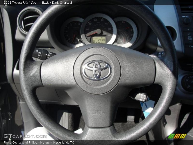 Black / Dark Charcoal 2008 Toyota RAV4 Sport