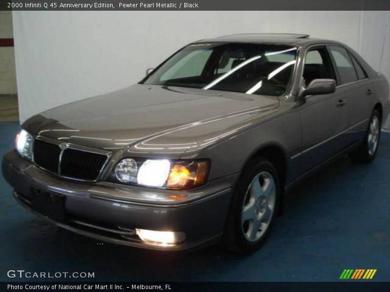 Pewter Pearl Metallic / Black 2000 Infiniti Q 45 Anniversary Edition