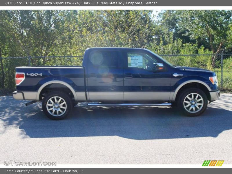 Dark Blue Pearl Metallic / Chapparal Leather 2010 Ford F150 King Ranch SuperCrew 4x4