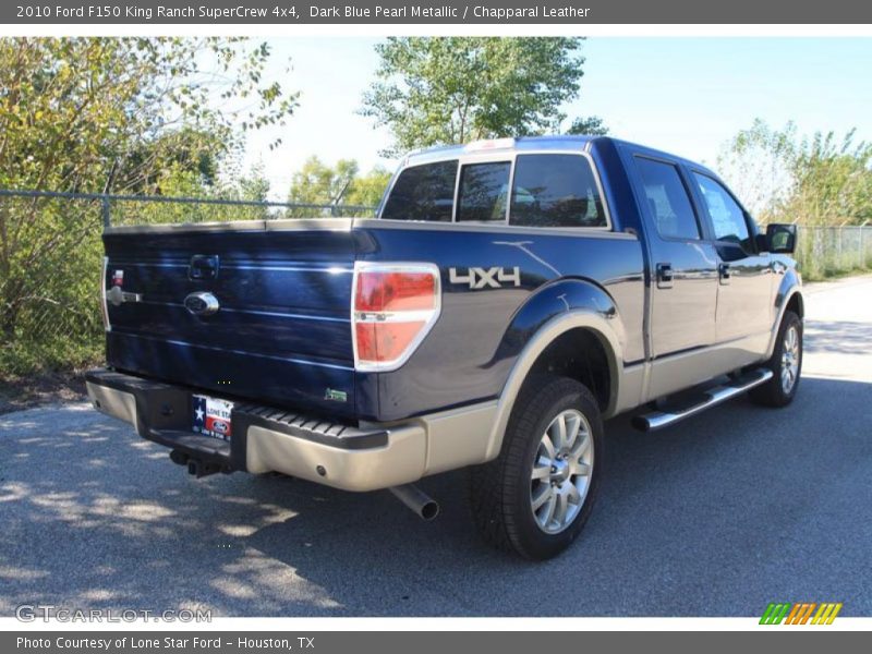 Dark Blue Pearl Metallic / Chapparal Leather 2010 Ford F150 King Ranch SuperCrew 4x4