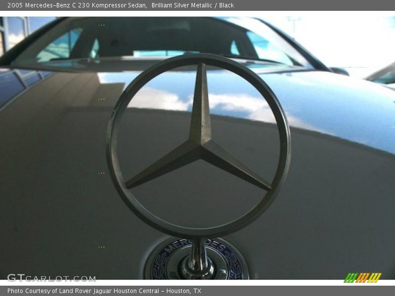 Brilliant Silver Metallic / Black 2005 Mercedes-Benz C 230 Kompressor Sedan