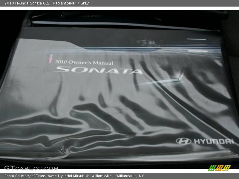 Radiant Silver / Gray 2010 Hyundai Sonata GLS