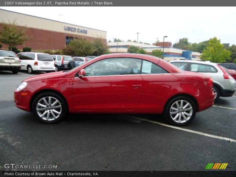 Paprika Red Metallic / Titan Black 2007 Volkswagen Eos 2.0T