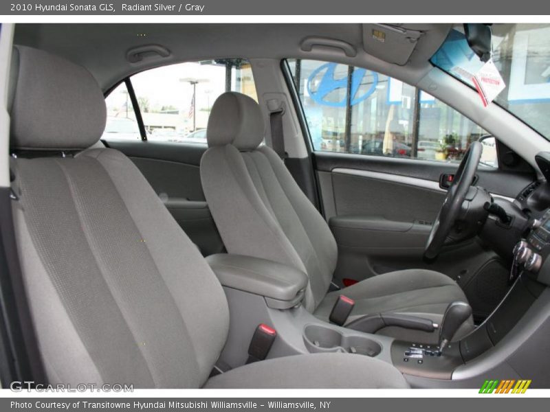 Radiant Silver / Gray 2010 Hyundai Sonata GLS