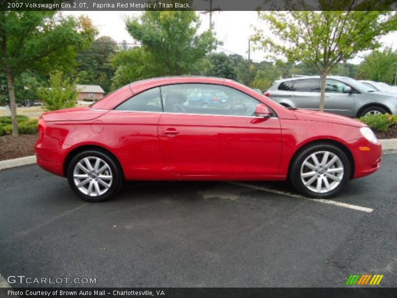 Paprika Red Metallic / Titan Black 2007 Volkswagen Eos 2.0T