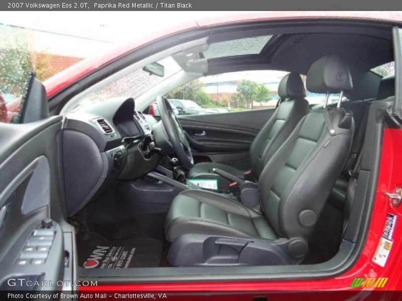 Paprika Red Metallic / Titan Black 2007 Volkswagen Eos 2.0T