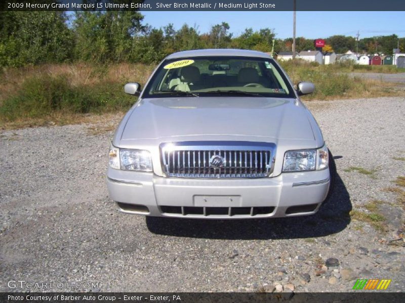 Silver Birch Metallic / Medium Light Stone 2009 Mercury Grand Marquis LS Ultimate Edition