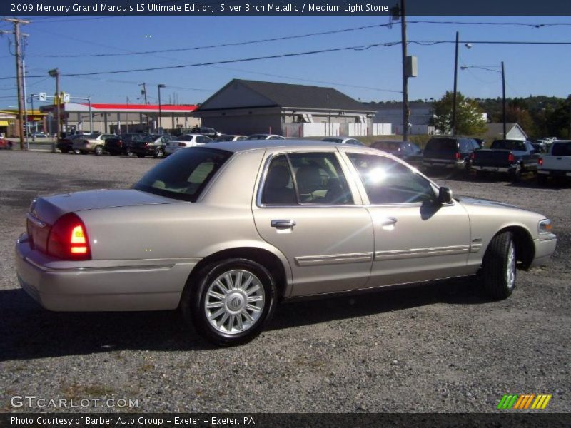 Silver Birch Metallic / Medium Light Stone 2009 Mercury Grand Marquis LS Ultimate Edition