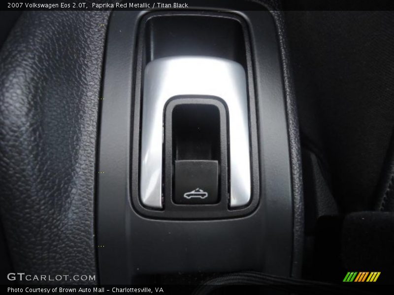 Paprika Red Metallic / Titan Black 2007 Volkswagen Eos 2.0T