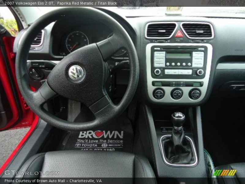 Paprika Red Metallic / Titan Black 2007 Volkswagen Eos 2.0T