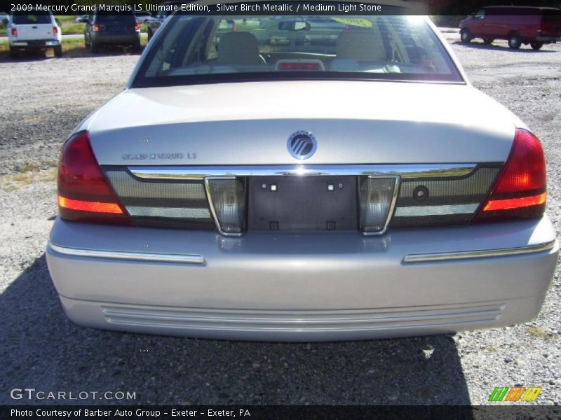 Silver Birch Metallic / Medium Light Stone 2009 Mercury Grand Marquis LS Ultimate Edition