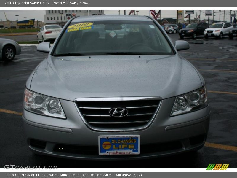 Radiant Silver / Gray 2010 Hyundai Sonata GLS