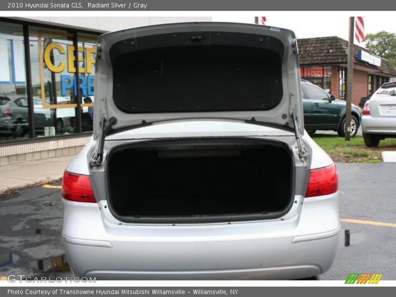 Radiant Silver / Gray 2010 Hyundai Sonata GLS