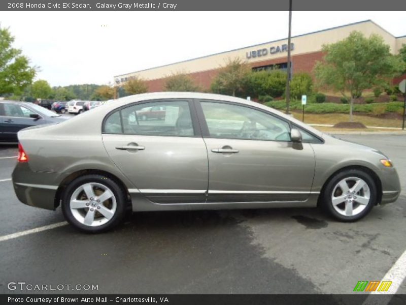 Galaxy Gray Metallic / Gray 2008 Honda Civic EX Sedan