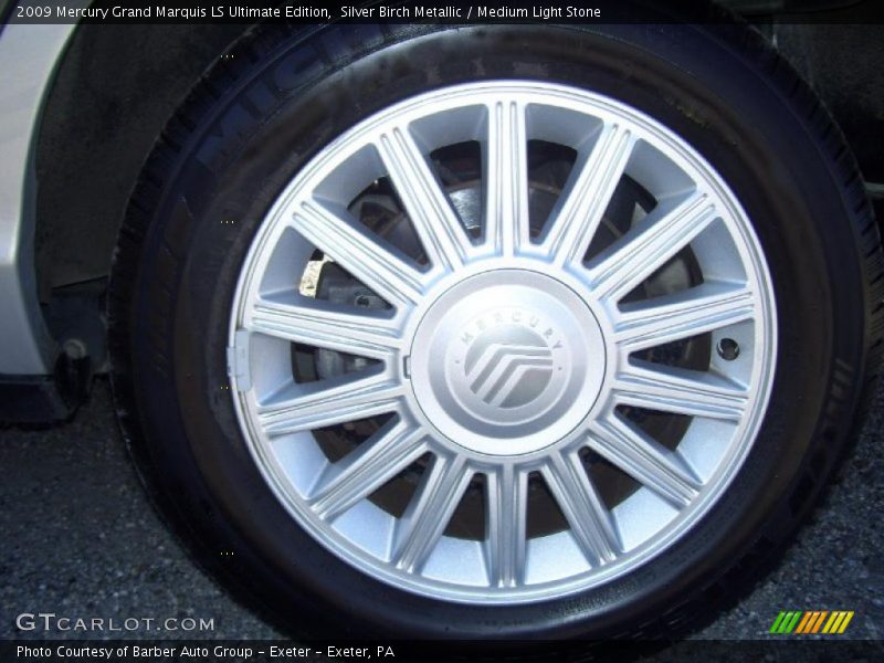 Silver Birch Metallic / Medium Light Stone 2009 Mercury Grand Marquis LS Ultimate Edition