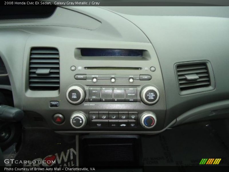 Galaxy Gray Metallic / Gray 2008 Honda Civic EX Sedan