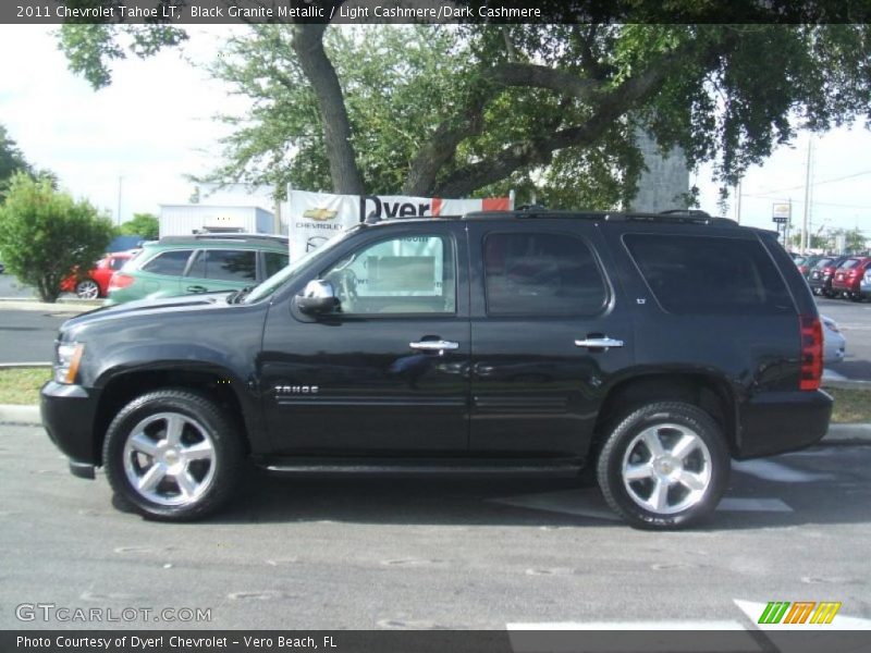 Black Granite Metallic / Light Cashmere/Dark Cashmere 2011 Chevrolet Tahoe LT
