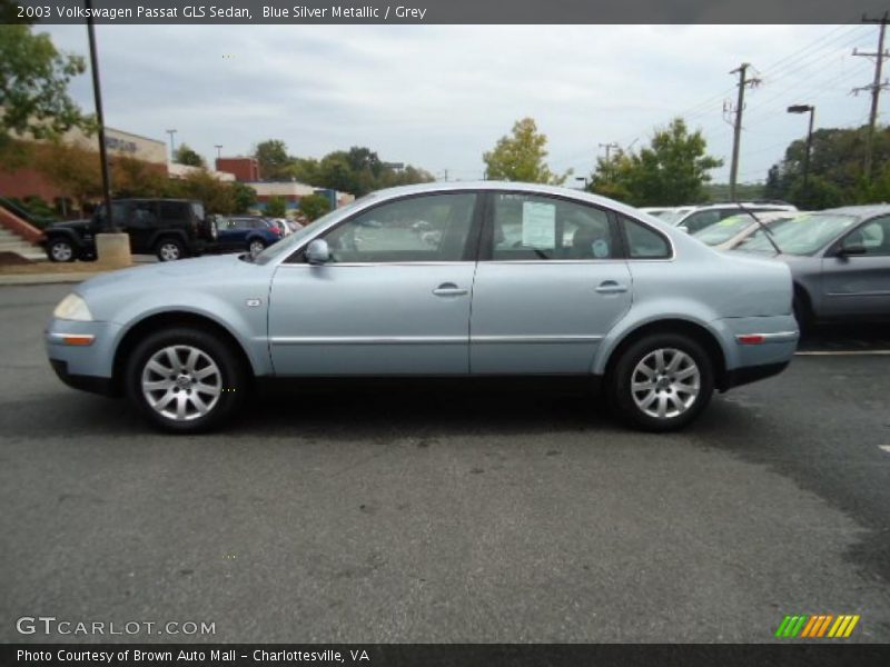 Blue Silver Metallic / Grey 2003 Volkswagen Passat GLS Sedan