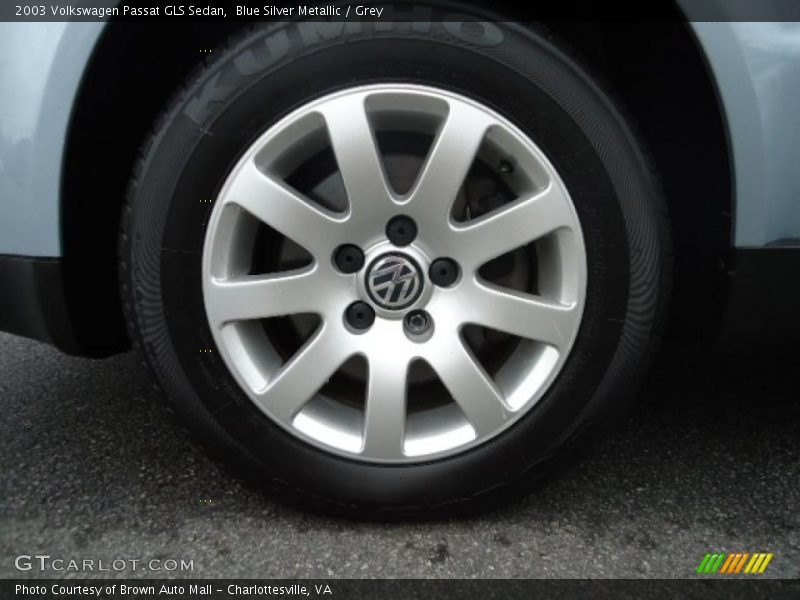 Blue Silver Metallic / Grey 2003 Volkswagen Passat GLS Sedan