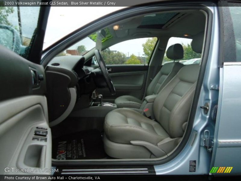 Blue Silver Metallic / Grey 2003 Volkswagen Passat GLS Sedan