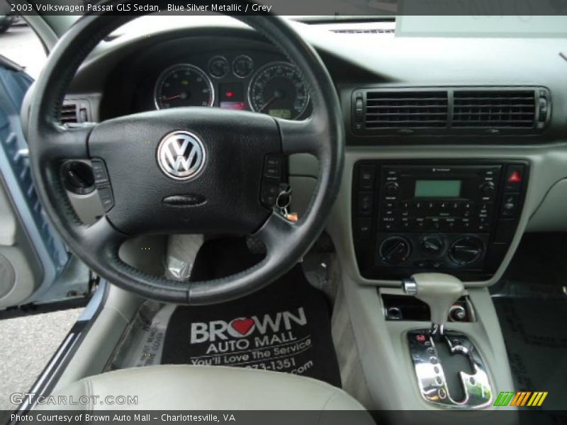 Blue Silver Metallic / Grey 2003 Volkswagen Passat GLS Sedan