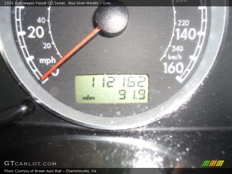 Blue Silver Metallic / Grey 2003 Volkswagen Passat GLS Sedan