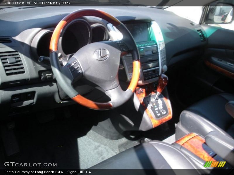 Flint Mica / Black 2008 Lexus RX 350