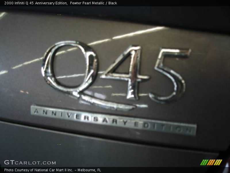 Pewter Pearl Metallic / Black 2000 Infiniti Q 45 Anniversary Edition