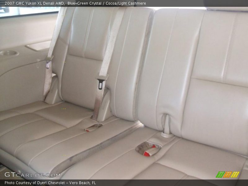 Blue-Green Crystal / Cocoa/Light Cashmere 2007 GMC Yukon XL Denali AWD