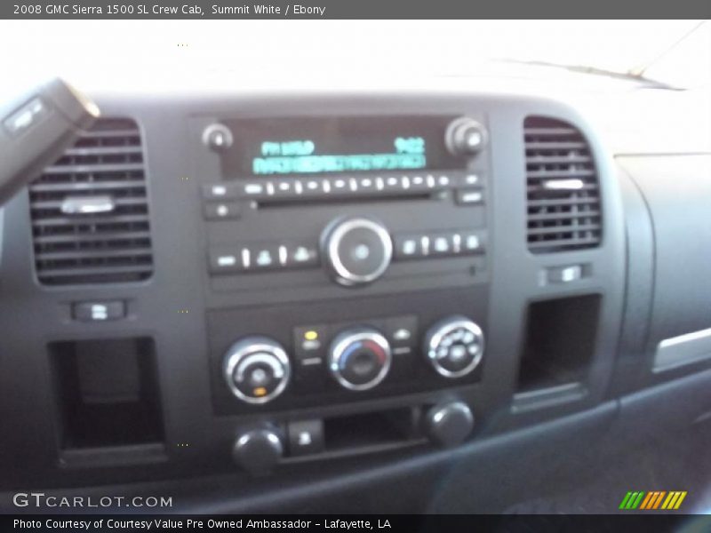 Summit White / Ebony 2008 GMC Sierra 1500 SL Crew Cab