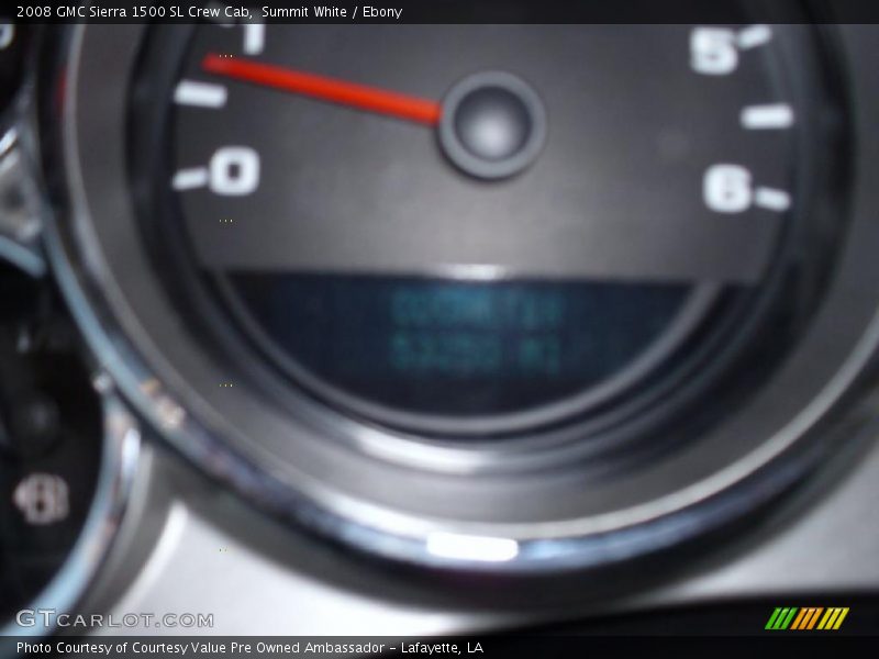 Summit White / Ebony 2008 GMC Sierra 1500 SL Crew Cab