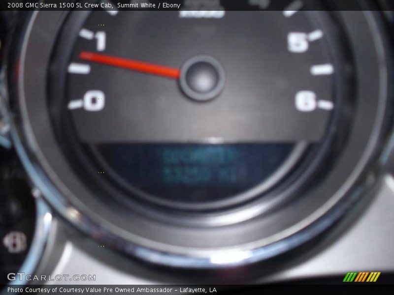 Summit White / Ebony 2008 GMC Sierra 1500 SL Crew Cab