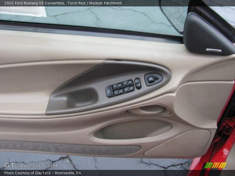 Torch Red / Medium Parchment 2003 Ford Mustang V6 Convertible
