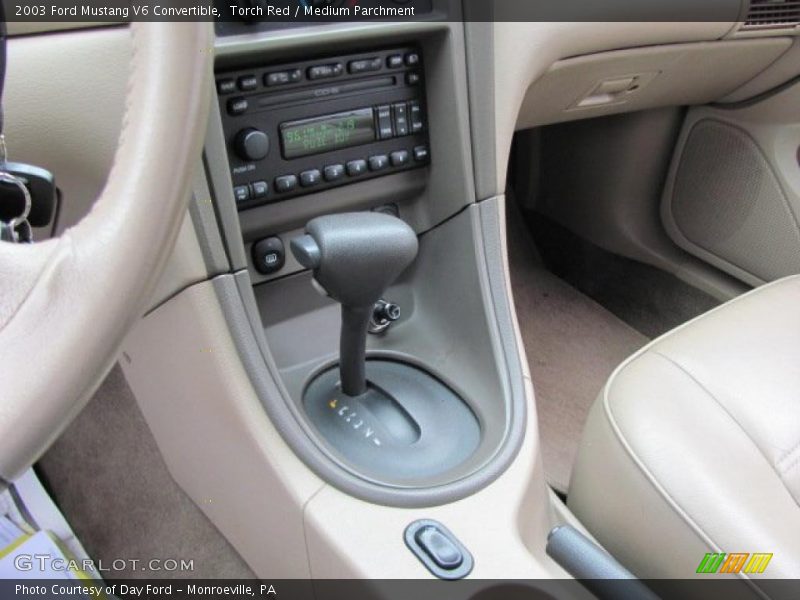 Torch Red / Medium Parchment 2003 Ford Mustang V6 Convertible