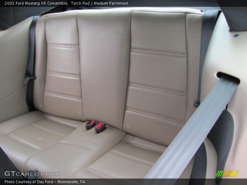 Torch Red / Medium Parchment 2003 Ford Mustang V6 Convertible