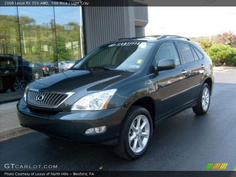 Flint Mica / Light Gray 2008 Lexus RX 350 AWD