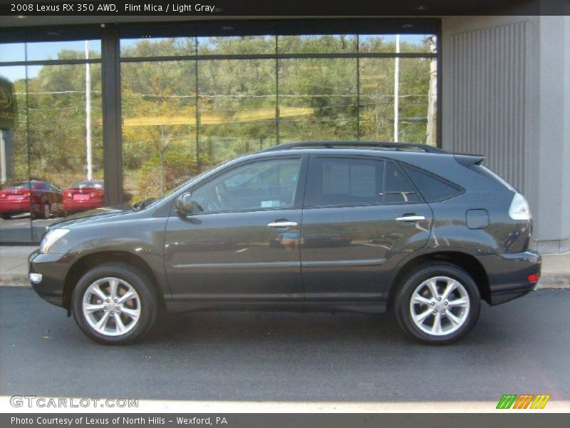 Flint Mica / Light Gray 2008 Lexus RX 350 AWD