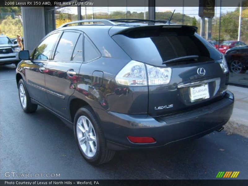 Flint Mica / Light Gray 2008 Lexus RX 350 AWD