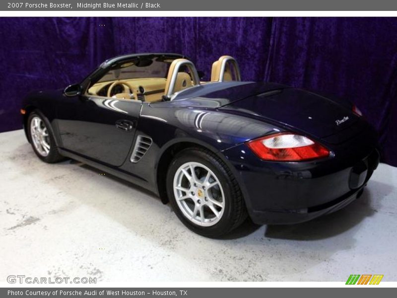 Midnight Blue Metallic / Black 2007 Porsche Boxster