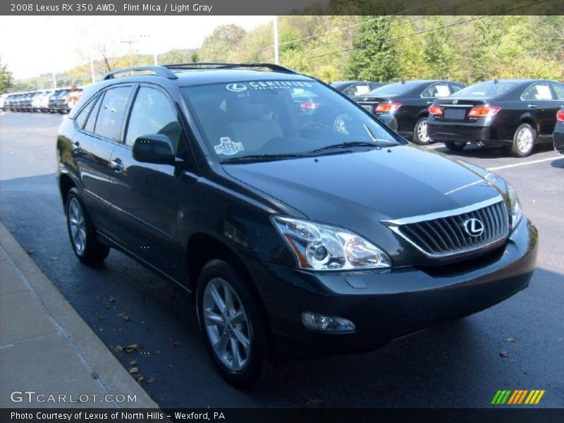 Flint Mica / Light Gray 2008 Lexus RX 350 AWD
