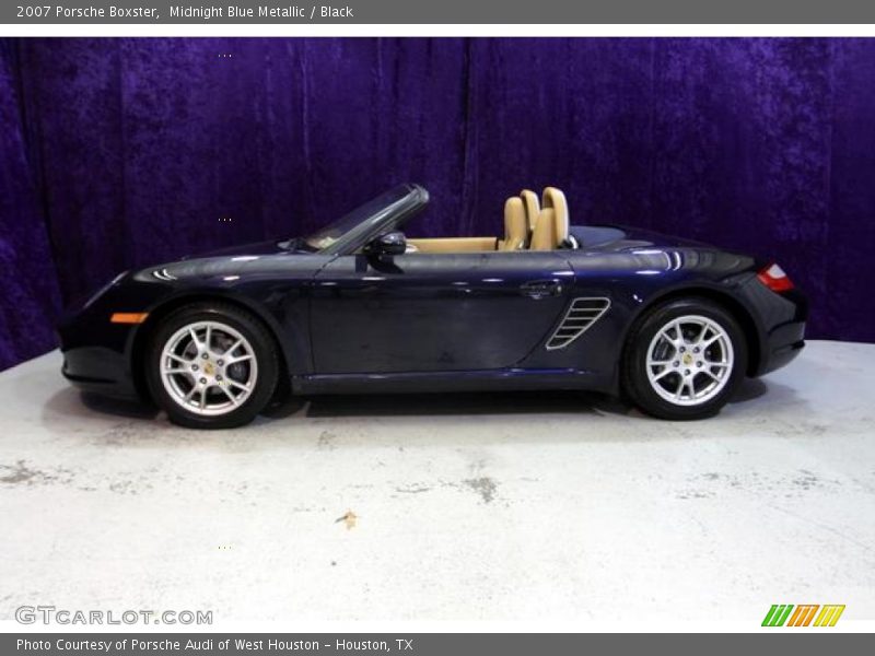 Midnight Blue Metallic / Black 2007 Porsche Boxster