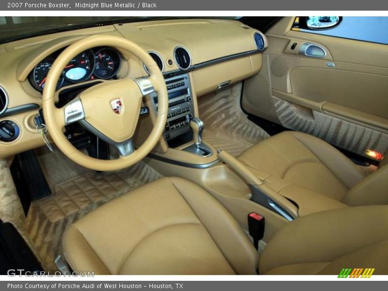 Midnight Blue Metallic / Black 2007 Porsche Boxster
