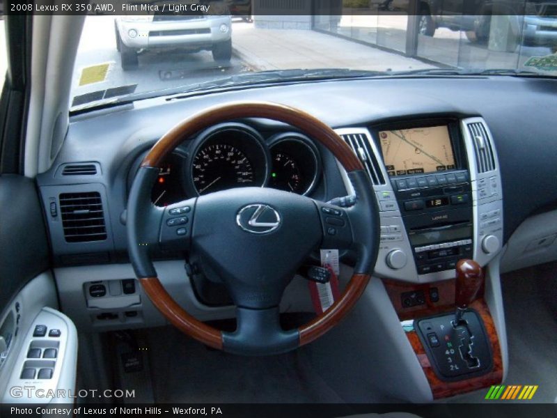 Flint Mica / Light Gray 2008 Lexus RX 350 AWD