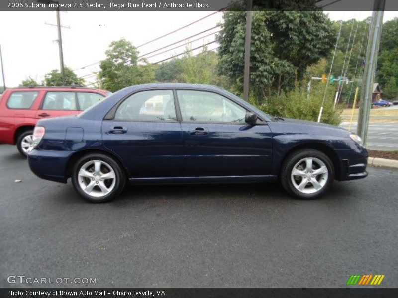 Regal Blue Pearl / Anthracite Black 2006 Subaru Impreza 2.5i Sedan