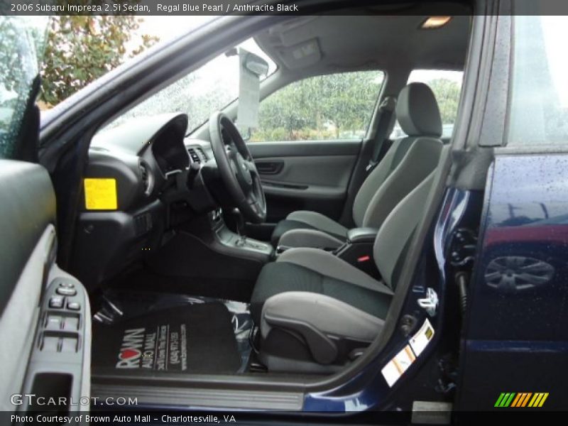 Regal Blue Pearl / Anthracite Black 2006 Subaru Impreza 2.5i Sedan