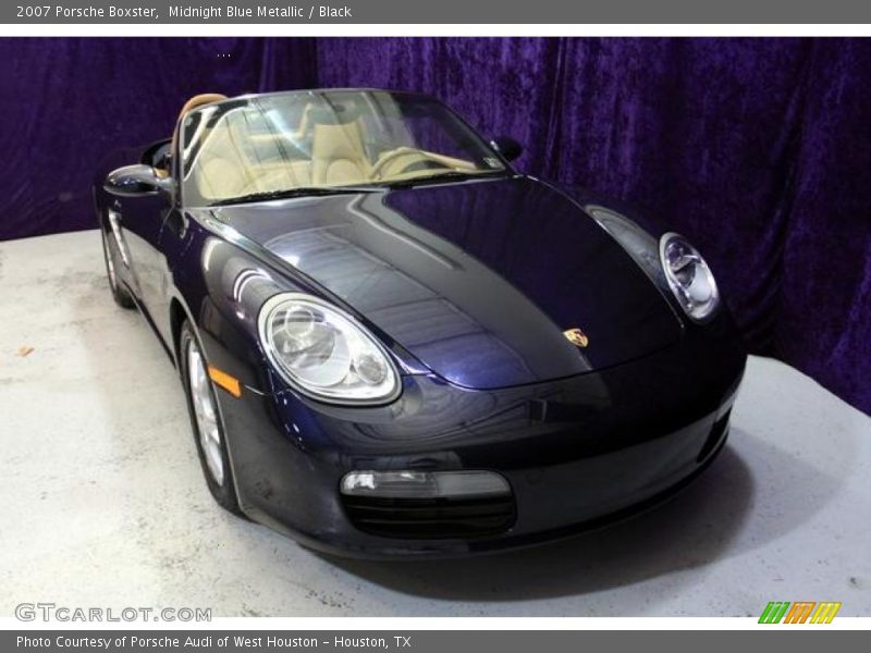 Midnight Blue Metallic / Black 2007 Porsche Boxster
