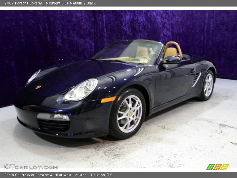 Midnight Blue Metallic / Black 2007 Porsche Boxster