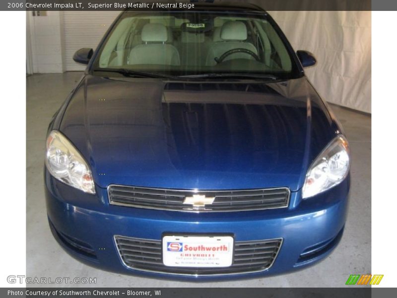 Superior Blue Metallic / Neutral Beige 2006 Chevrolet Impala LT