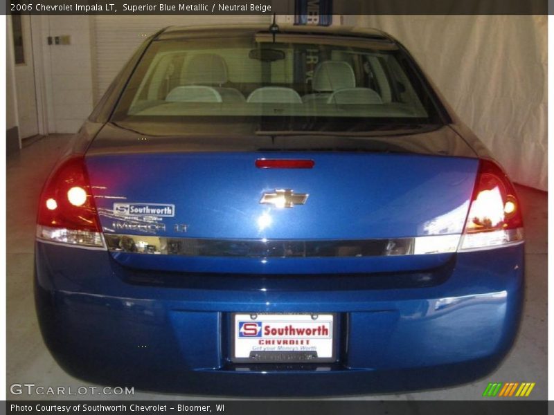 Superior Blue Metallic / Neutral Beige 2006 Chevrolet Impala LT